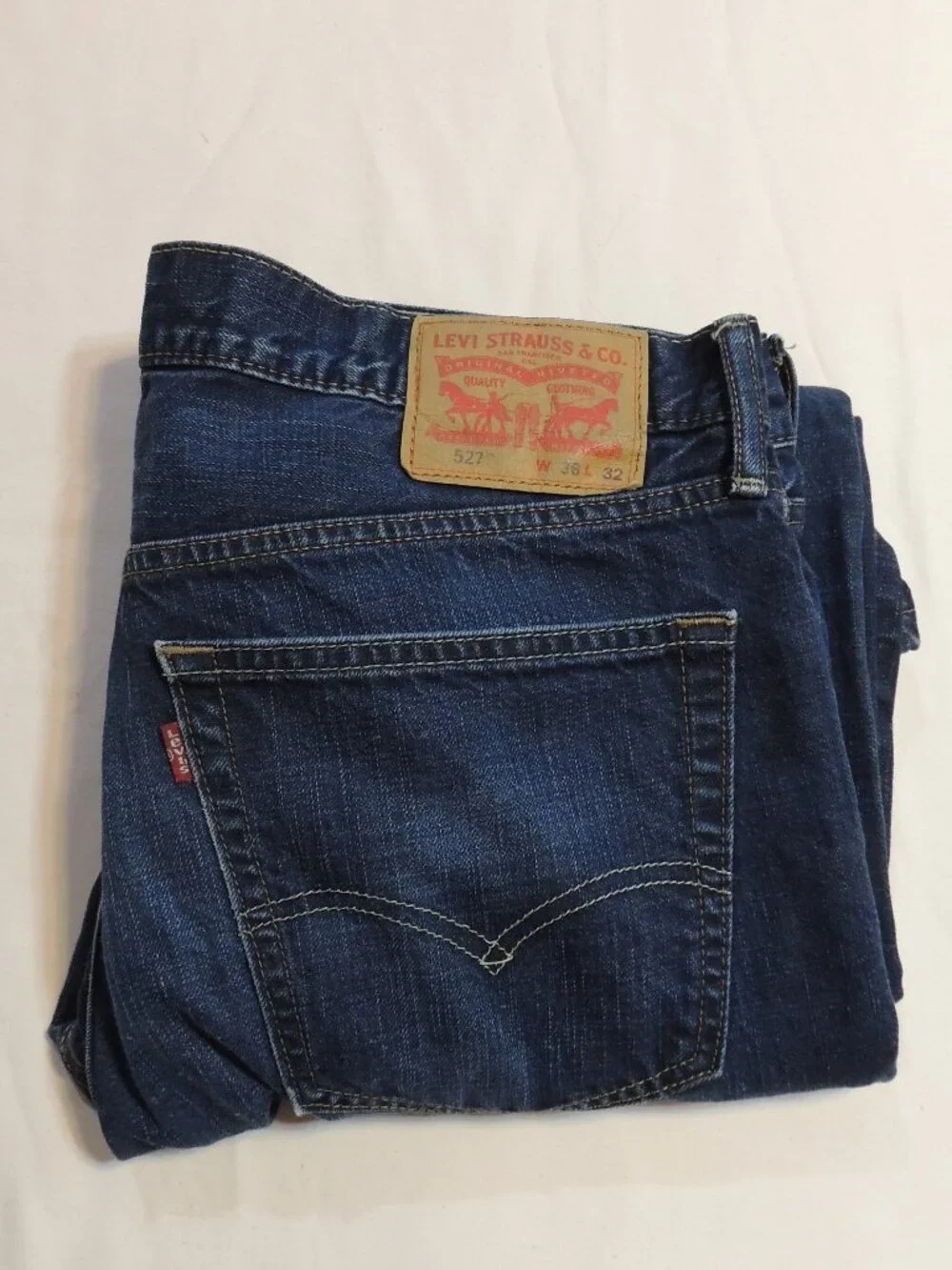 Levi 527 Jeans Vintage 2004 Men 36x32 Pockets Outdoor Work Denim Blue Jeans